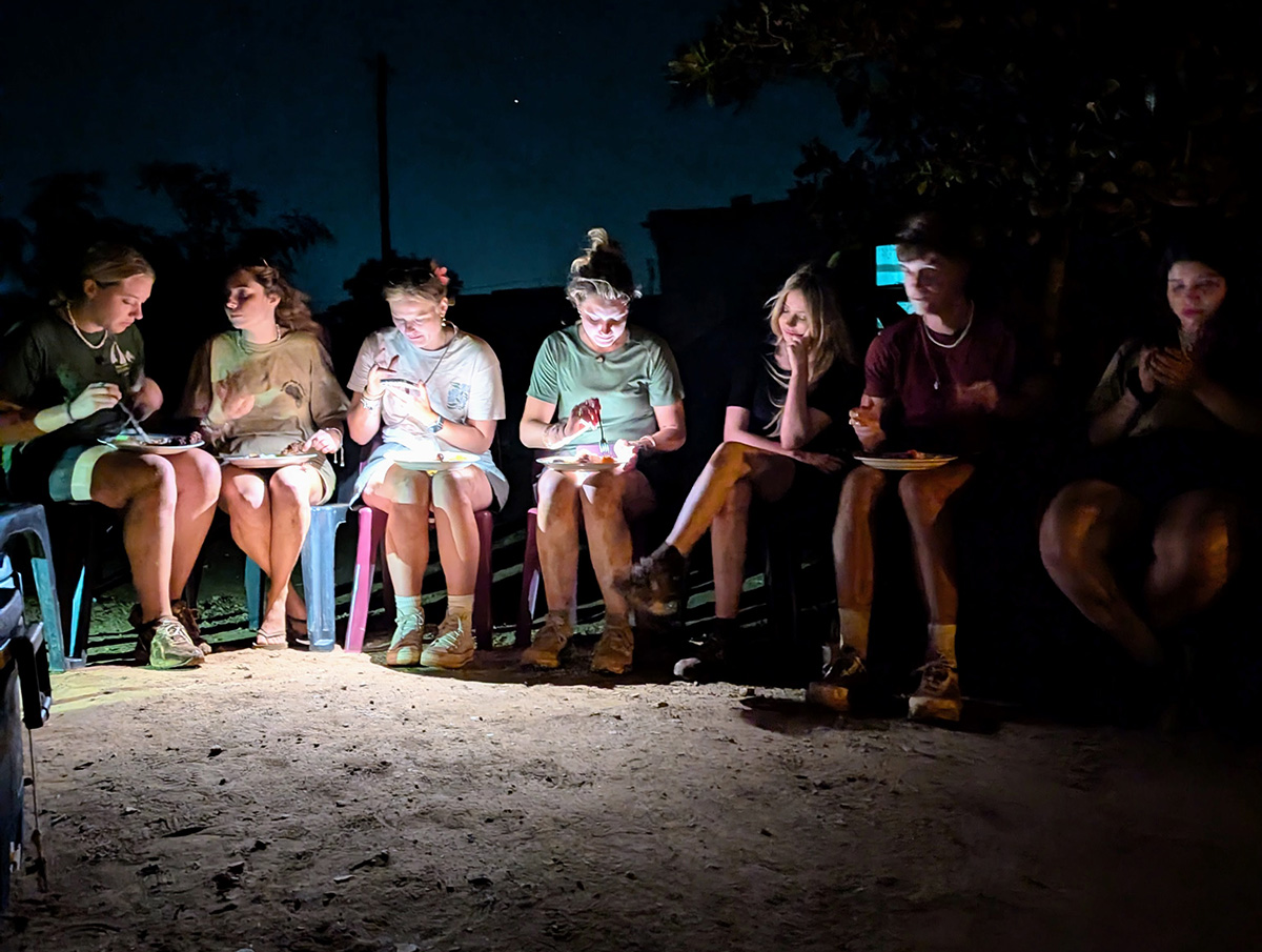 Dinner at Ennies in Naas Township